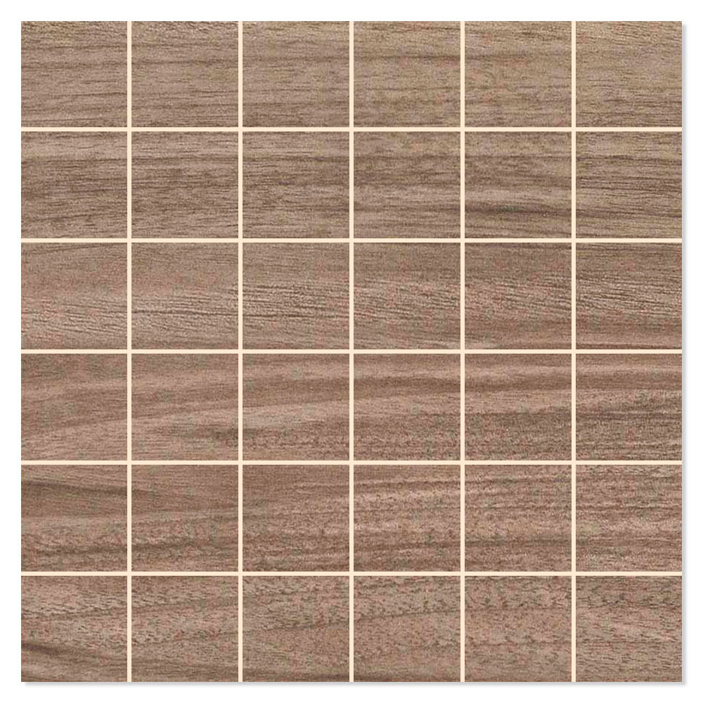 Mosaik Klinker Kirova Brun Sauce Matt 30x30 (5x5) cm